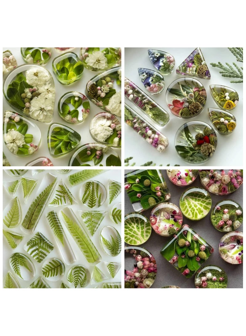 SUNSAR Resin Molds Jewelry, 38 Cavities Pendant Silicone Molds for Epoxy Resin, DIY Jewelry Resin Casting Molds for Pendant, Earrings, Necklace, Keychains、 - Image 3