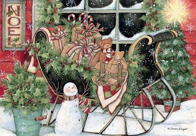 LANG - 1000 Piece Jigsaw Puzzle - Santa's Sleigh - Image 3