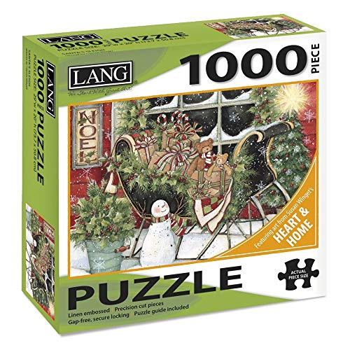 LANG - 1000 Piece Jigsaw Puzzle - Santa's Sleigh - Image 4