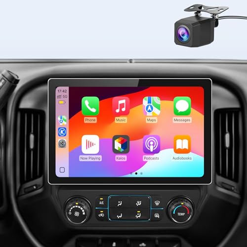 AWESAFE 13.1 inch Car Radio Stereo for Chevy Silverado GMC Sierra 2014-2018 with CarPlay Android Auto Backup Camera 4GB RAM 64GB ROM - Image 1
