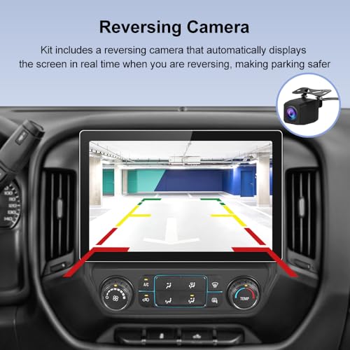 AWESAFE 13.1 inch Car Radio Stereo for Chevy Silverado GMC Sierra 2014-2018 with CarPlay Android Auto Backup Camera 4GB RAM 64GB ROM - Image 4