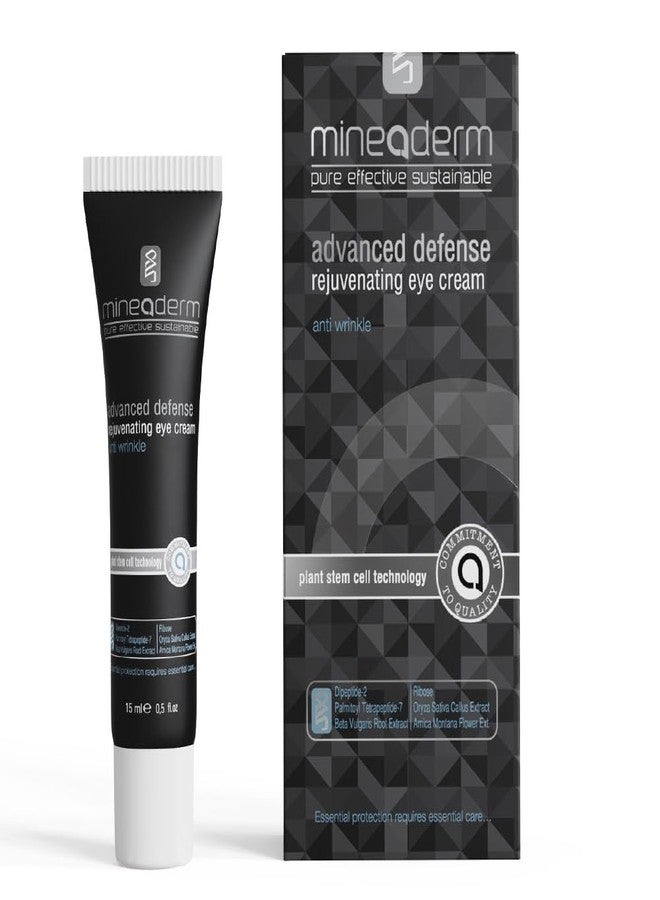 Mineaderm Advanced Rejuvenating Eye Cream for Dark Circles and Puffiness - Anti-Aging Eye Treatment with Peptides Stem Cells and Shea Butter - Firms Smooths and Hydrates Under Eye Area - Image 1