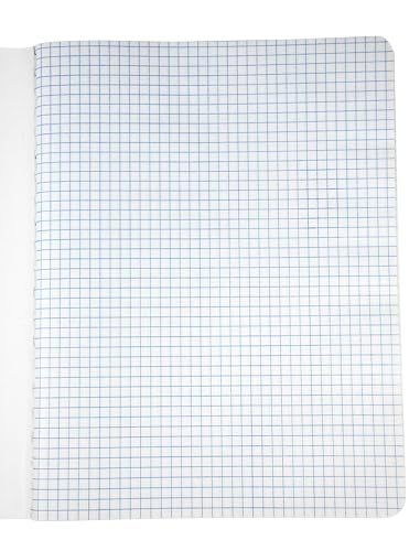 School Smart Stitched Cover Composition Book, Quad Ruled, 9-3/4 x 7-1/2 Inches, 200 Pages - Image 4