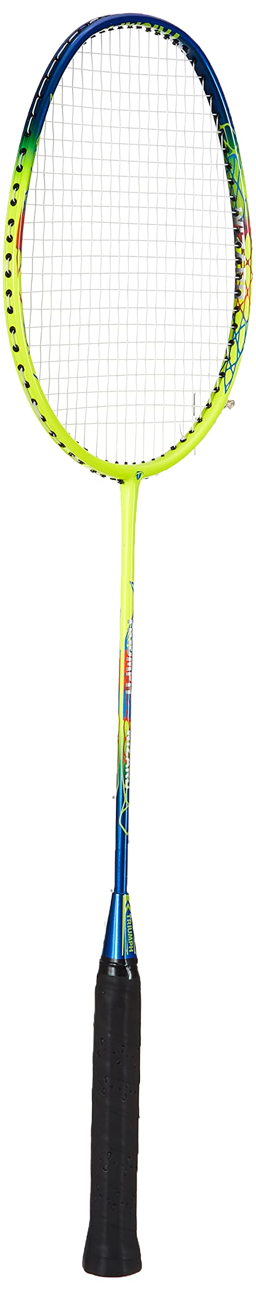 Triumph Wizard Graphite Hotmelt Light Weight Strung Badminton Racket with Cosmic-6R Double Compartment Badminton Bag Red/Grey - Image 3