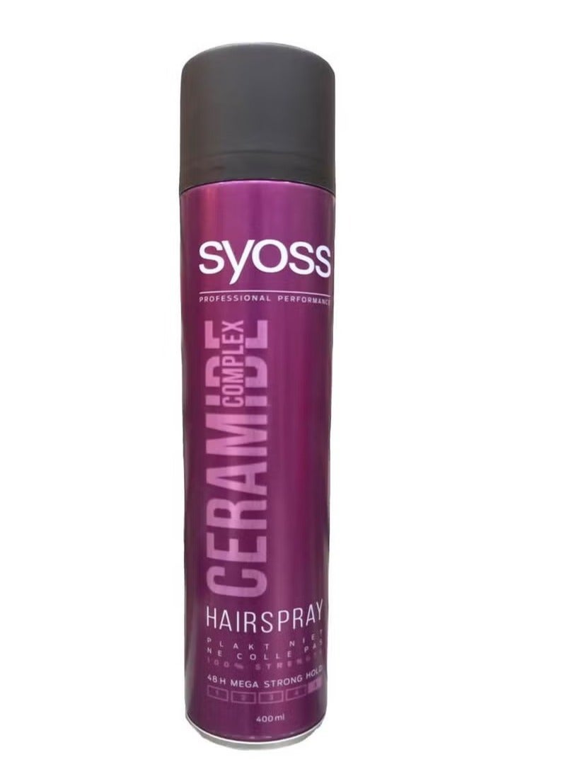 SYOSS Hair Spray With Ceramide Formula for Maximum Hold for 48 Hours 400 milliliters