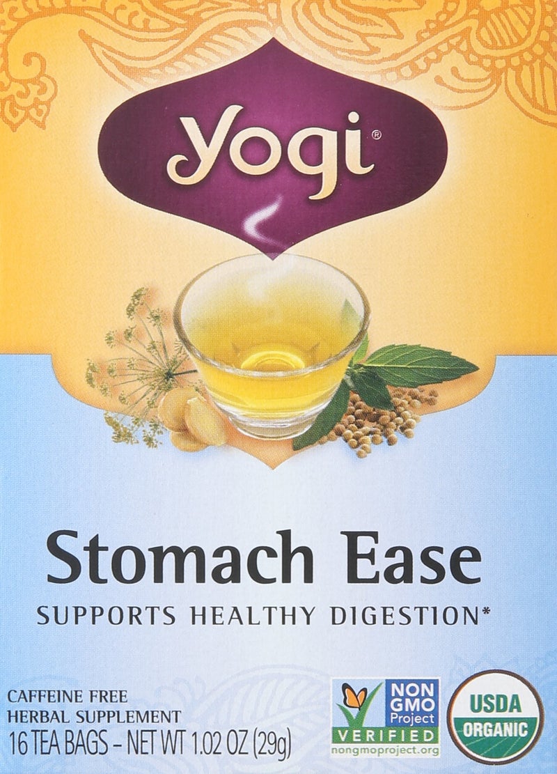 Yogi Tea Stomach Ease Herbal Supplement Tea Bags 16 ct - Image 3
