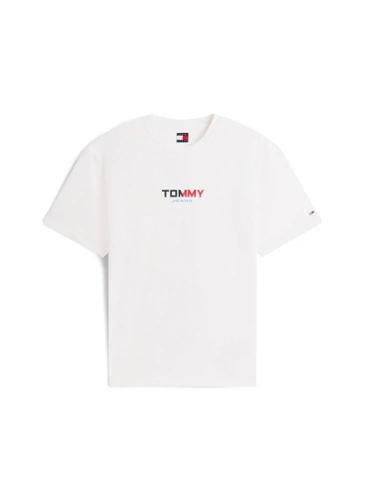 TOMMY JEANS  Back Logo Relaxed Jersey T-Shirt for Men | Best Price UAE