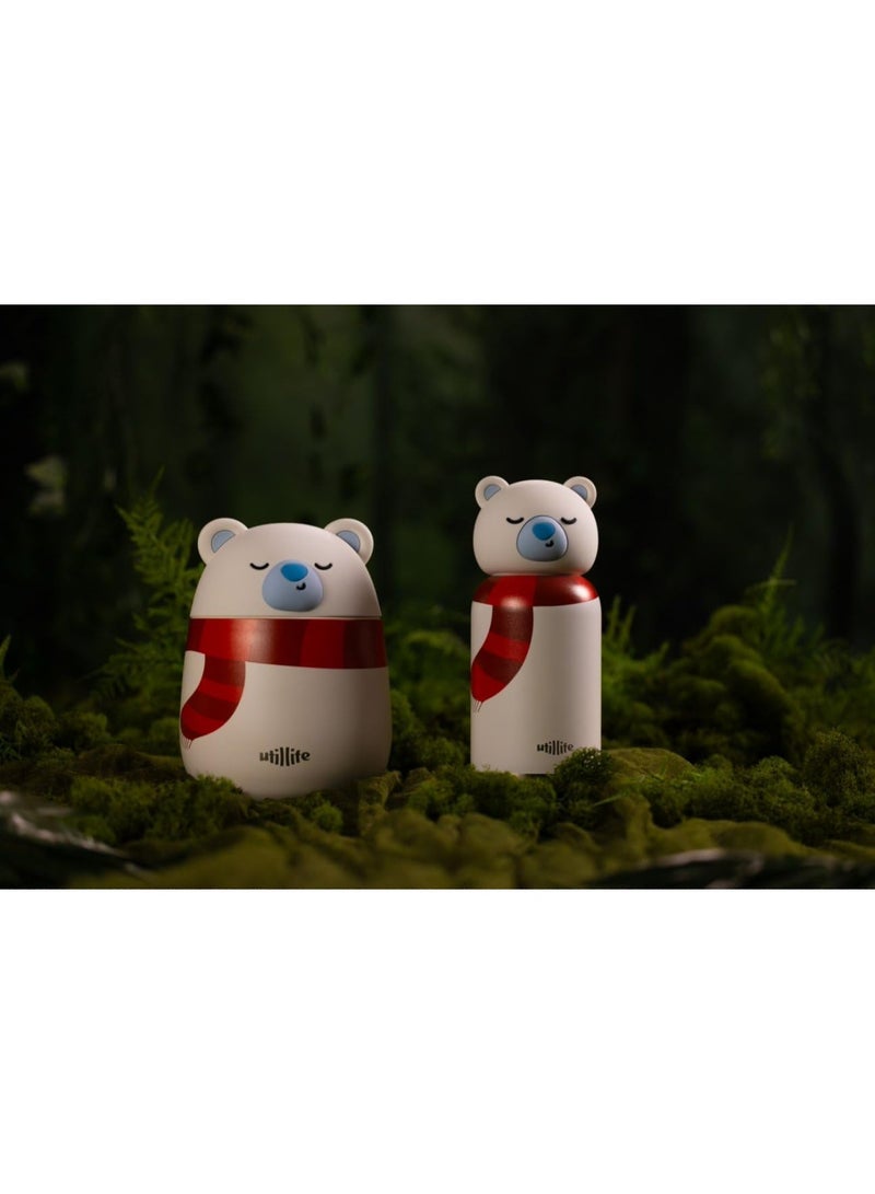 Utilife Zoofiesta Kids Water Bottle - Polar Bear Design - Leak-Proof & BPA-Free - Image 5