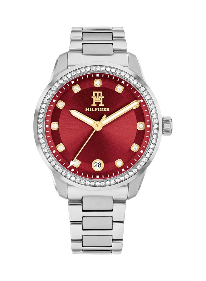 TOMMY HILFIGER ROUND ANALOG WOMEN'S CHERRY CASE WATCH - 1782794 - Image 1