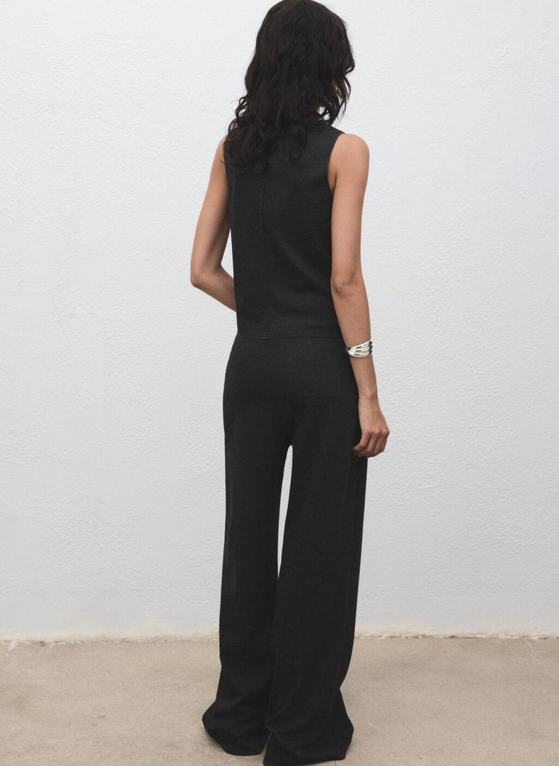 MANGO Straight-fit trousers with elastic waist - Image 2