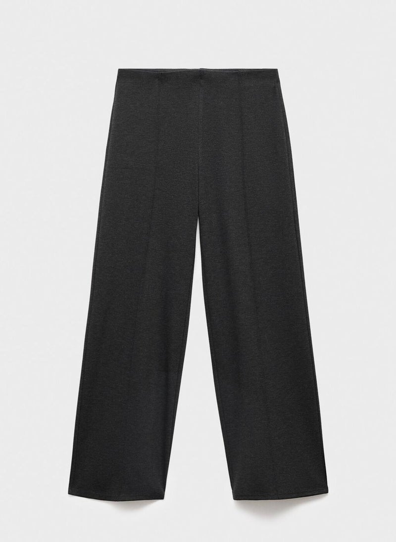 MANGO Straight-fit trousers with elastic waist - Image 5