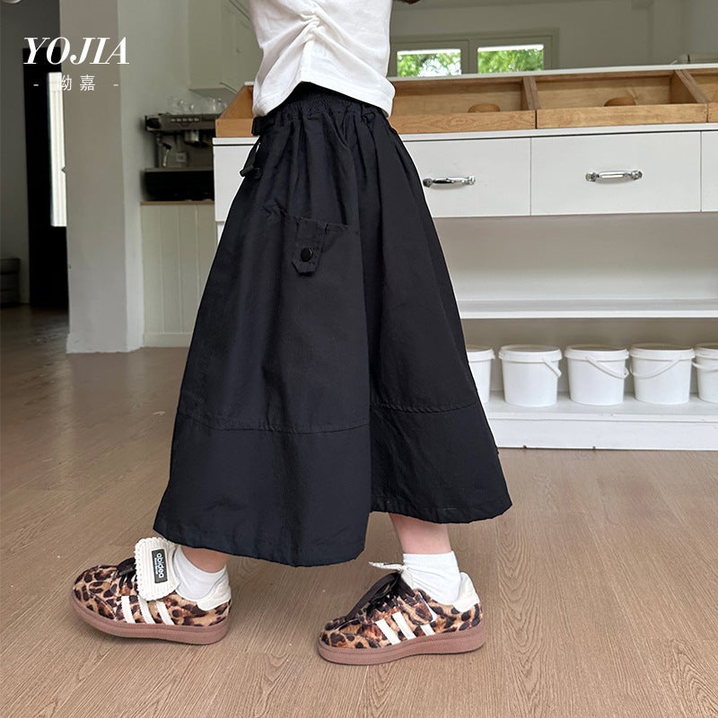 Yojia Girls Skirt Collection Summer Sweet Mid-Length Short Skirt Big Children'S Wear Children'S Skirt - Image 3