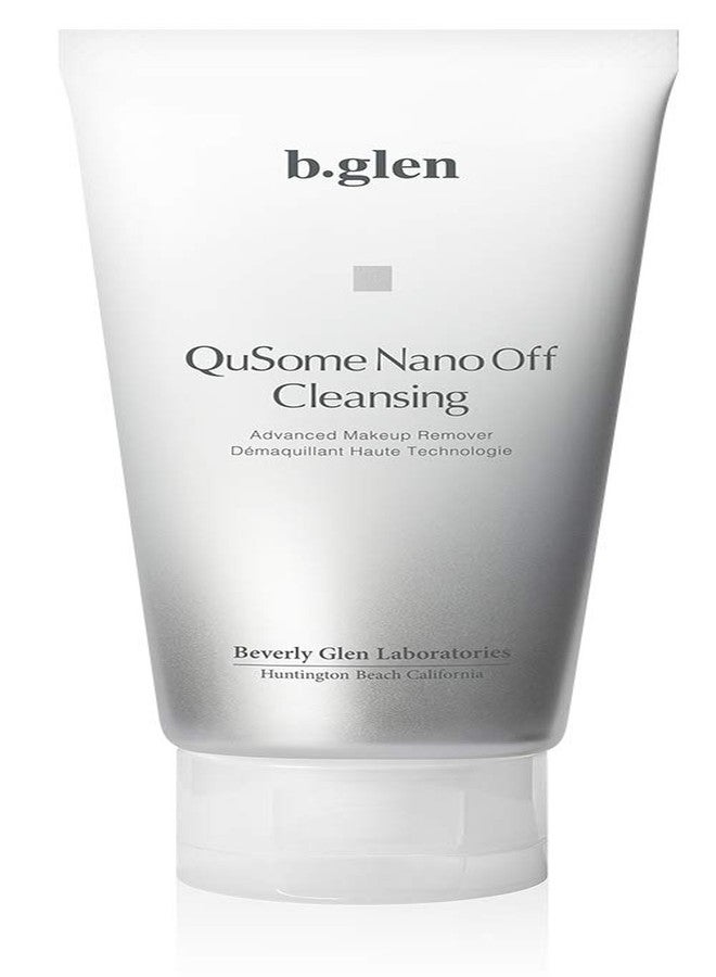 b.glen QuSome NanoOff Cleansing (120g | Japanese Makeup Remover & Face Cleanser | Hydrolyzed Keratin + Fermented Rose Honey | Made in Japan - Image 1