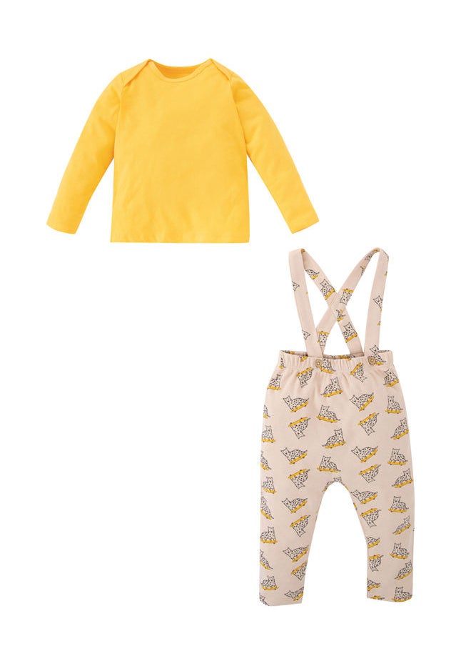 DeFacto - BabyBoy Regular Fit Envelope Neck Long Sleeve Knitted Set - 2 Piece - Image 1