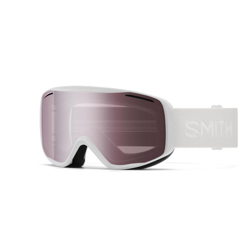 SMITH Unisex Adult Rally Snow Sport Goggle White Frame Ignitor Mirror Lens
