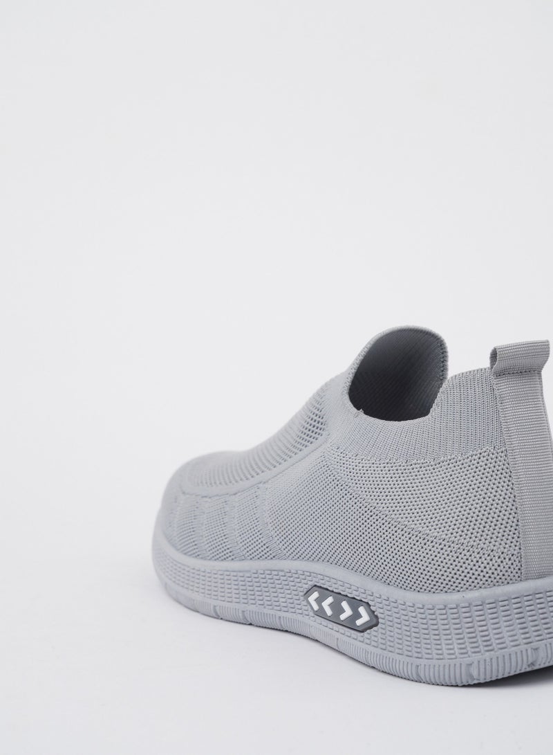 Cobblerz Cobblerz Men's Slip-on Low Top Sneakers Lt Grey  - Image 4