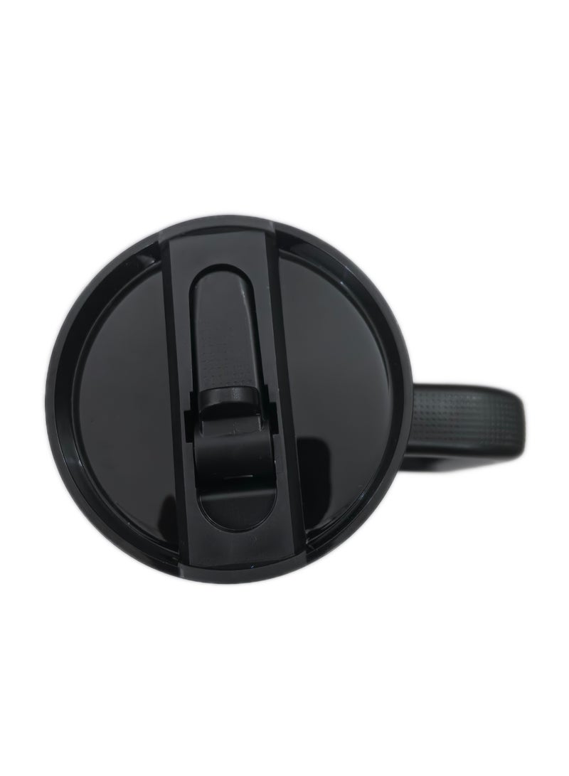 Stanley 40oz Quencher ProTour Flip Straw Tumbler with Leakproof Lid |Built-In Straw & Handle | Cupholder Compatible for Travel | Insulated Stainless Steel Cup | BPA-Free | For Water, Iced Tea or Coffee, Smoothie and More,Cream(Black) - Image 3