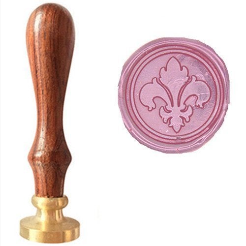 MDLG Vintage Fancy Fleur-de-lis Wax Seal Sealing Stamp Embellishment Wedding Invitation Card Snail Mail Gift Wrapping Wine Package Great Christmas Gift Idea Wax Seal Stamp Set - Image 4