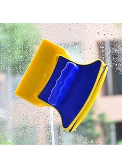Gopinath Autolink Gopinath Autolink Magnetic DoubleSided Window Cleaner Glazed Squeegee Washing Equipment with 2 Extra Cleaning Cotton Pads for Glass Cleaning 