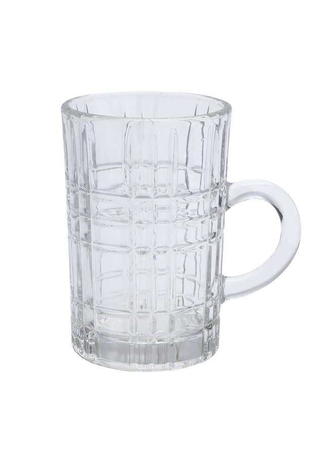 السيف  طقم تقديم شاي زجاجي بيالات 6 قطع شفاف - Image 1