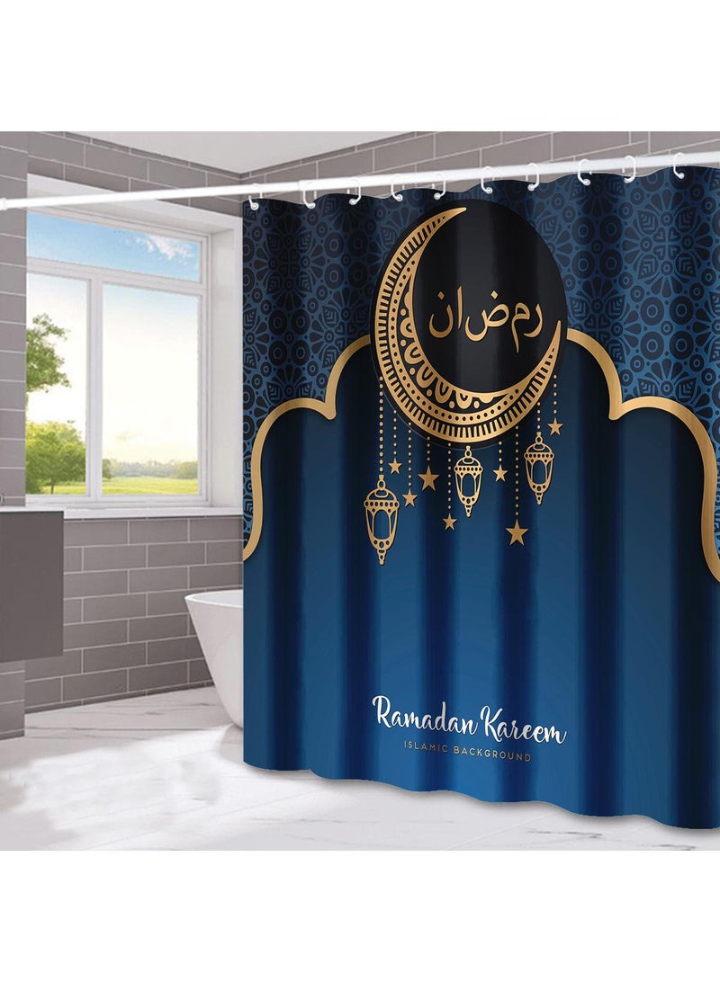 general Ramadan Kareem Shower Curtains Home Furnishings Bathrooms Dry And Wet Separation Partitions Shower Curtains Waterproof Shower Curtains - Image 1
