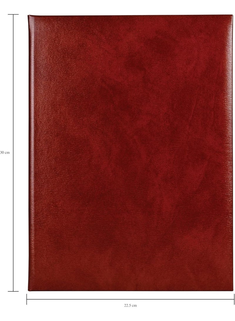 FIS Certificate Folder A4 Bonded Leather With Gift Box, Brown Color - FSCLCERTBOXBR. - Image 2