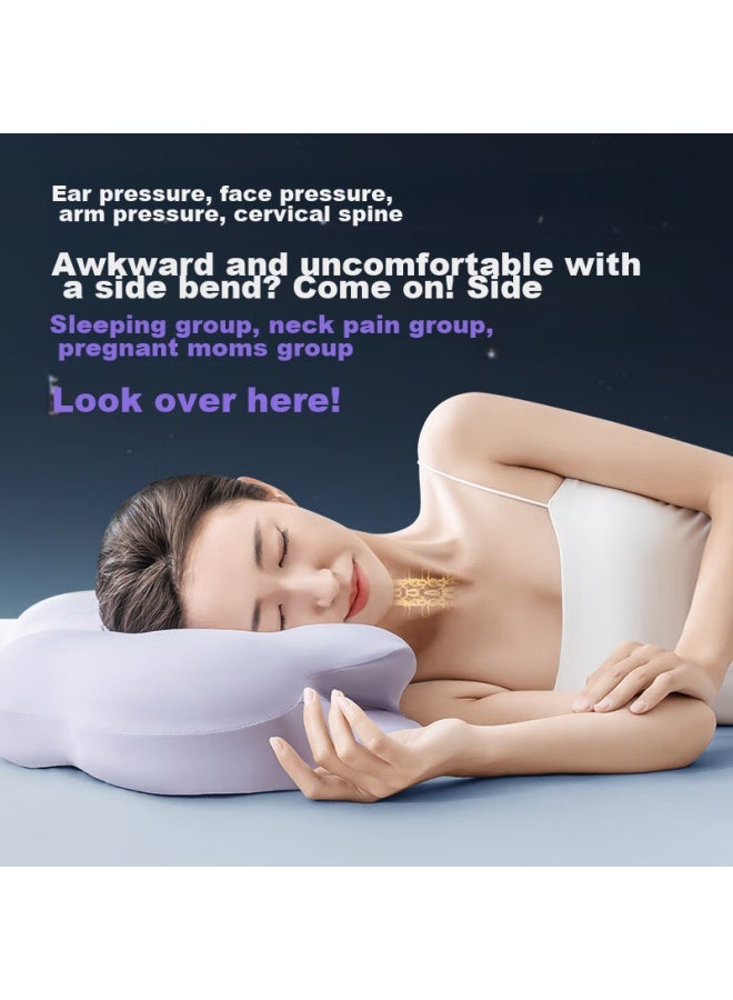 Sleephero Deep Sleep Cloud Pillow, Cervical Pillow For Adults, Specially Designed For Neck Problems, 80d Space Memory Foam Pillow - Image 3