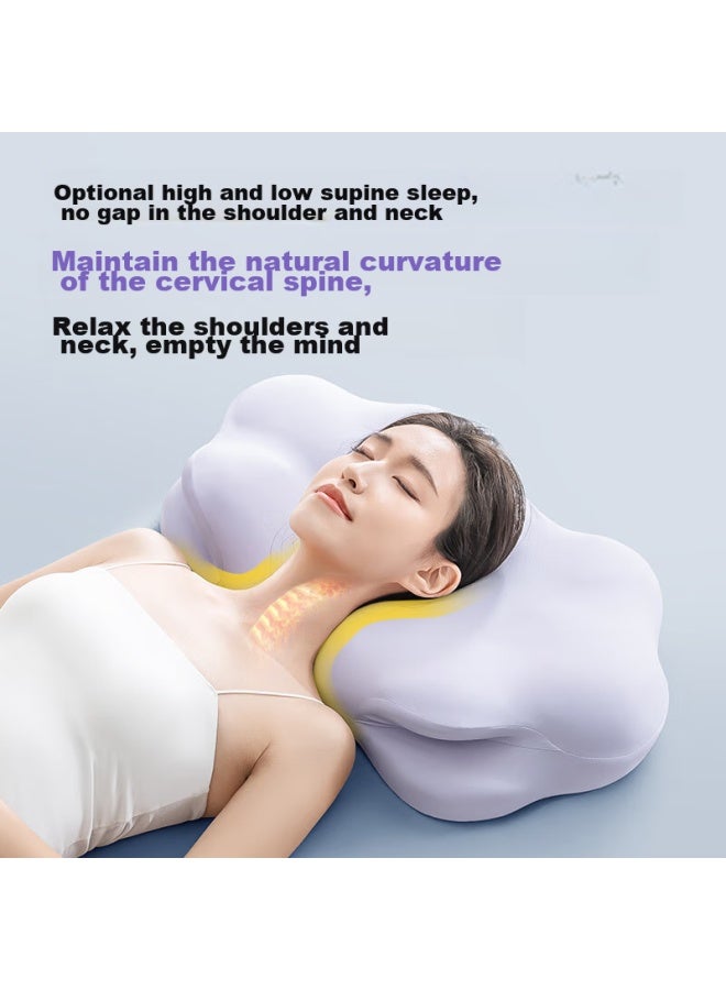 Sleephero Deep Sleep Cloud Pillow, Cervical Pillow For Adults, Specially Designed For Neck Problems, 80d Space Memory Foam Pillow - Image 2