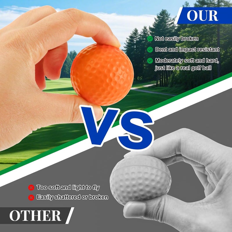 Bac-kitchen 40 Pack Foam Golf Practice Balls - Realistic Feel and Limited Flight Training Balls for Indoor or Outdoor - Image 3