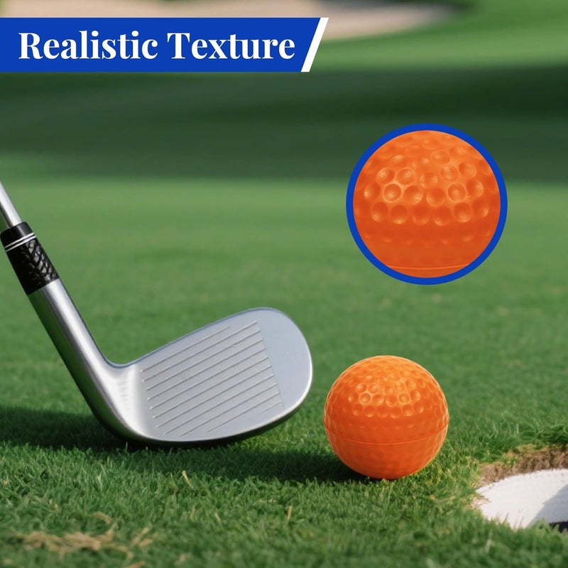 Bac-kitchen 40 Pack Foam Golf Practice Balls - Realistic Feel and Limited Flight Training Balls for Indoor or Outdoor - Image 4