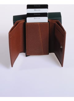 Grande Unisex Genuine Leather Card Holder Grerkcz752 Tan  - Image 3