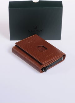Grande Unisex Genuine Leather Card Holder Grerkcz752 Tan  - Image 2