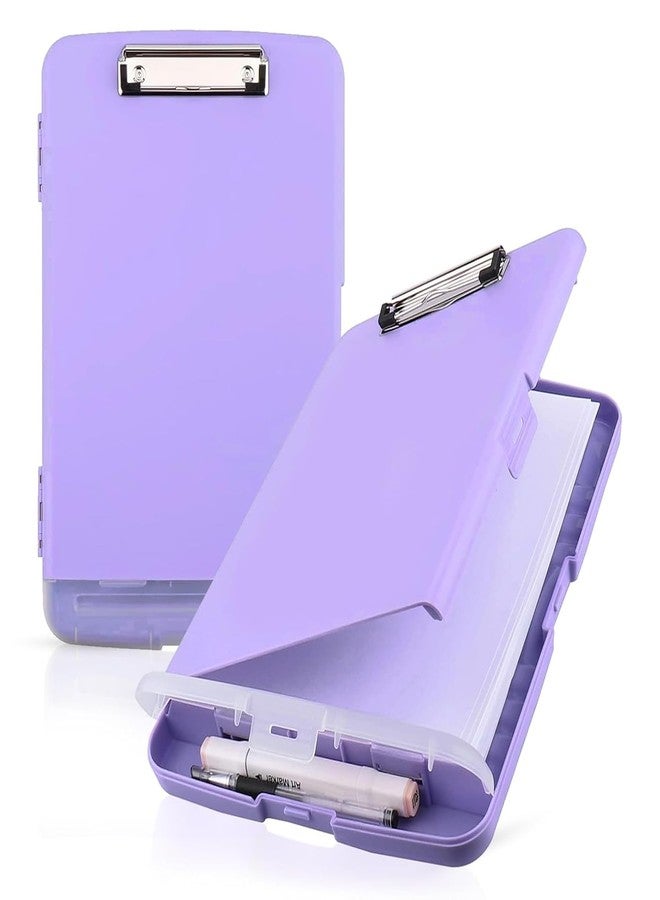 oddpod™ Moto Heavy Duty Clipboard with Side Opening/Clip Pad with Low Profile Clip for Dual Storage of A4 Papers and Pen Holder (Mauve) - Image 1
