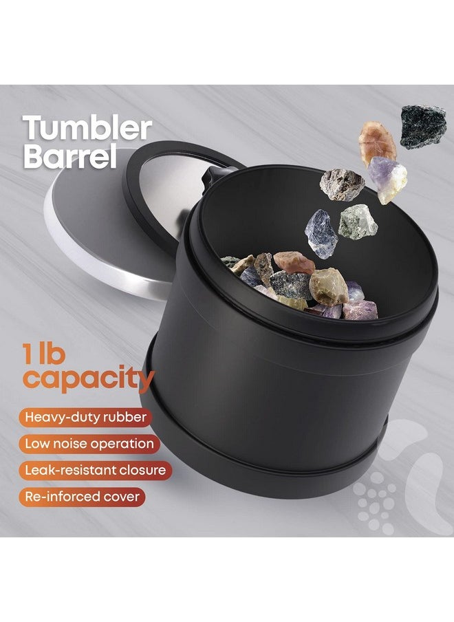 Dan&Darci Advanced Professional Rock Tumbler Kit With Digital 9 Day Polishing Timer & 3 Speed Settings Turn Rough Rocks Into Beautiful Gems : Great Science & Stem Gift For Kids All Ages : Geology Toy  - Image 5