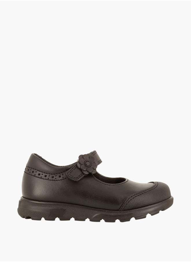 Pablosky - Girls' School Shoes with Buckle Closure and Strap Accent - Image 1