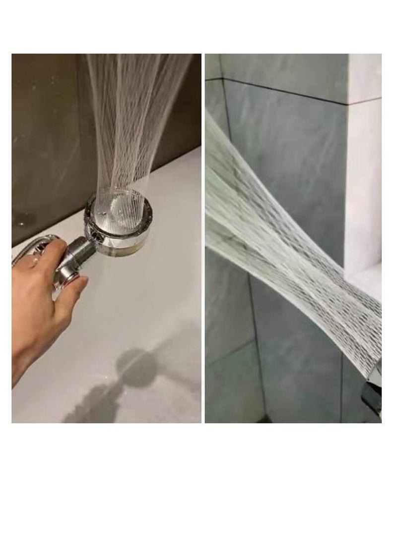 سبيس شوب رأس دش موفر للمياه عالي الضغط مع رأس دش دوار موفر للمياه  - Image 2