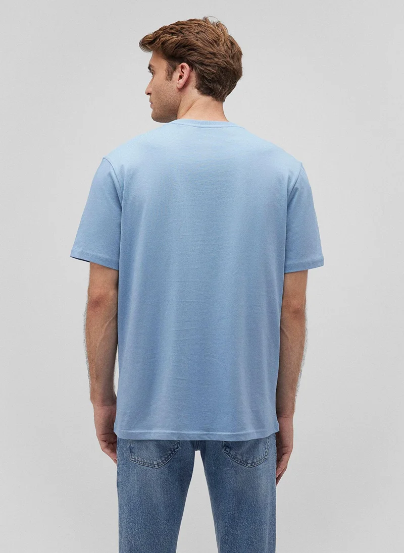 MAVI Mavi Logo Printed Blue Tee