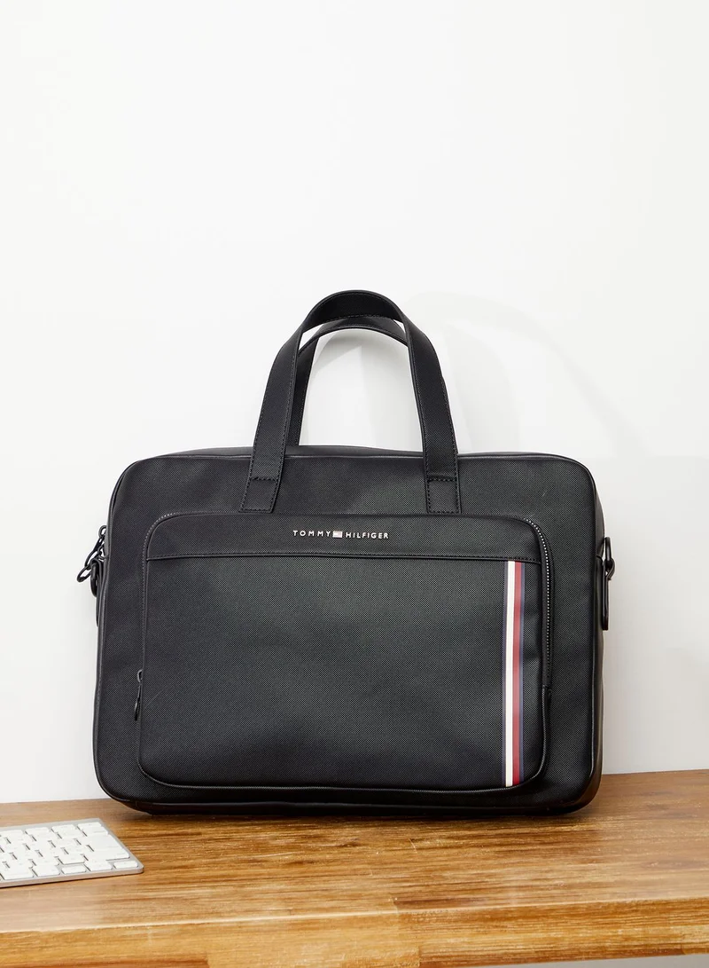 TOMMY HILFIGER Pique Slim Computer Bag