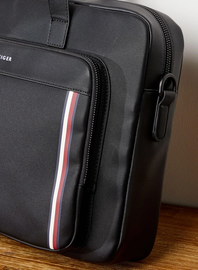 TOMMY HILFIGER Pique Slim Computer Bag