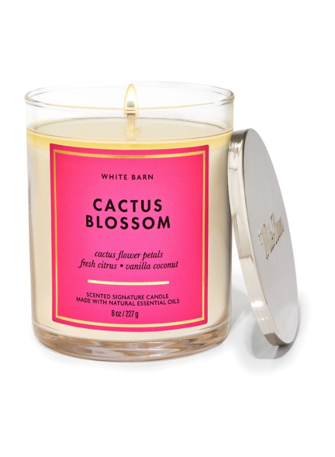 Cactus Blossom Single Wick Candle