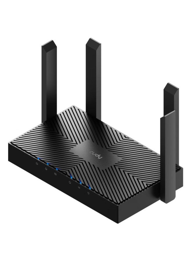 cudy موجه واي فاي 6 من كودي Ax3000، منافذ جيجابت كاملة، تغطية واسعة، تحكم أبوي لاستخدام الإنترنت للأطفال، معالج ثنائي النواة، للاستخدام المنزلي، السكن الجامعي، المكتب، تطبيق WR3000 - Image 3