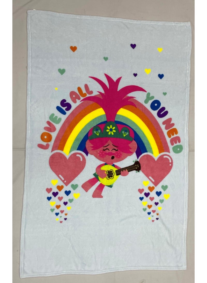 Trolls Blanket Trolls Coral Fleece 100x150cm NHT-GBL003 - Image 1