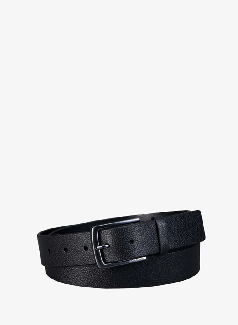 Calvin Klein Pebbled Full-Grain Leather Belt