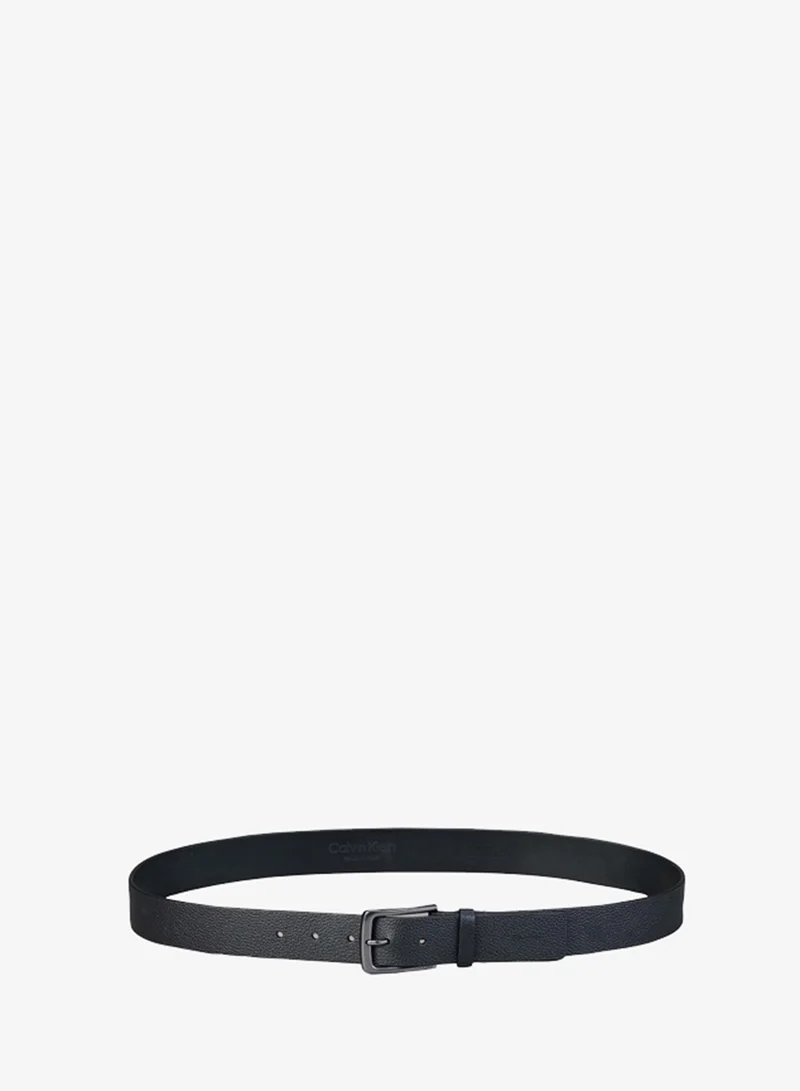 Calvin Klein Pebbled Full-Grain Leather Belt