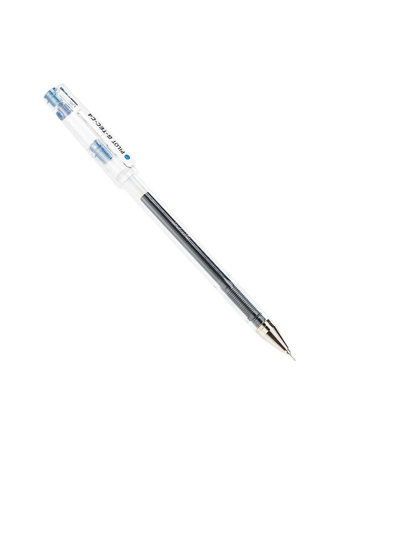 PILOT PILOT 12-Piece G-Tec Ultra Fine Roller Pen 0.4mm Tip Blue Ink 
