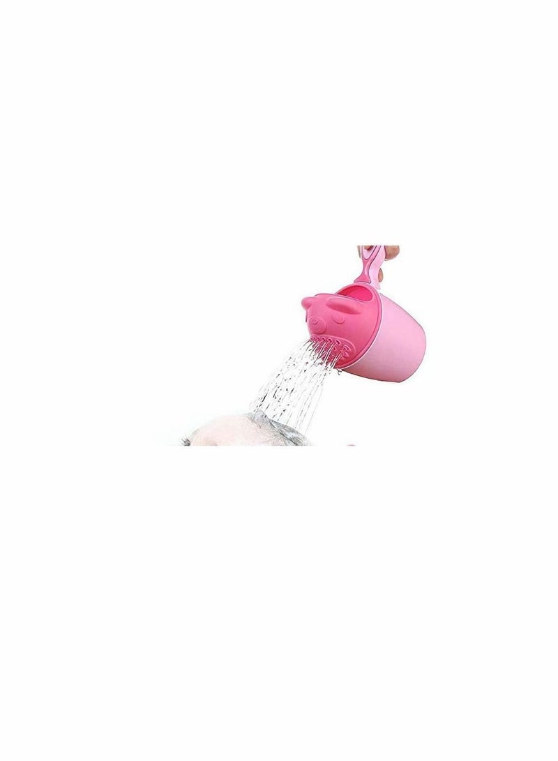 Baby Kids Cartoon Bear Bathing Cup Shower Shampoo Bailer Water Spoon Bath Wash - Image 2