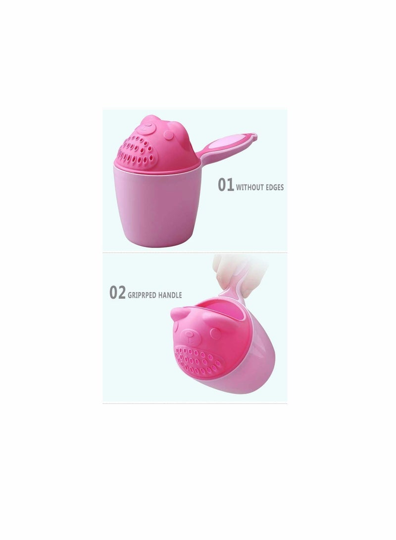 Baby Kids Cartoon Bear Bathing Cup Shower Shampoo Bailer Water Spoon Bath Wash - Image 5