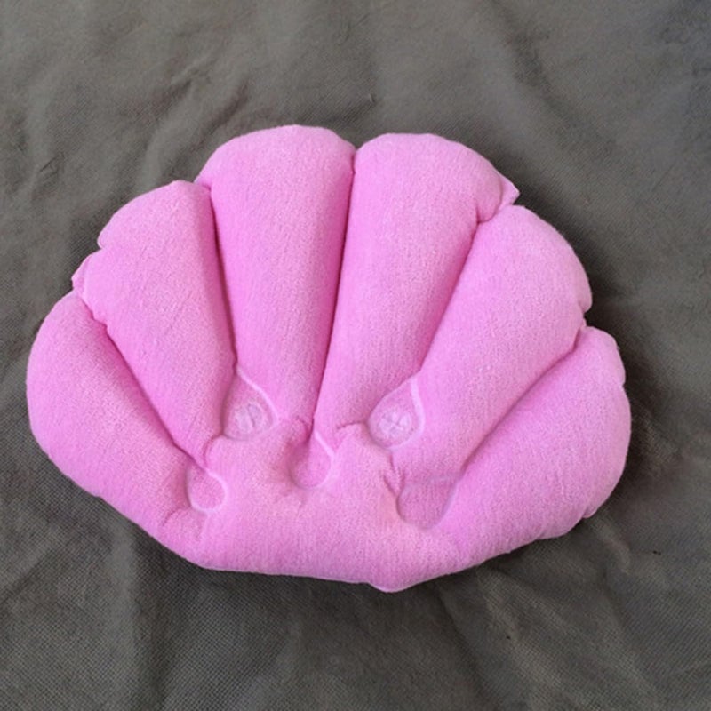 PRETYZOOM Inflatable Bath Pillow with Suction Cups, 3pcs Neck and Back Cushion for Tub Spa, Household Bathroom Accessories, Random Color Bath Cushion for Relaxing Bathing - Image 3