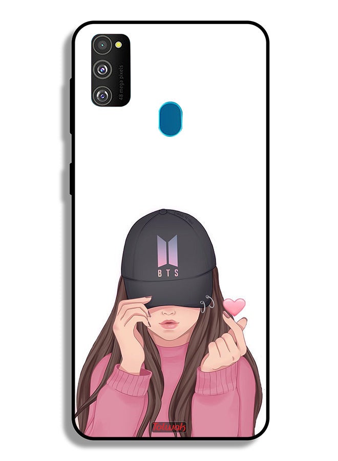 Tolwak Samsung Galaxy M30s Protective Case Cover Girl Making Snap - Image 2