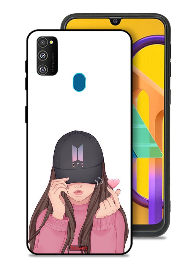 Tolwak Samsung Galaxy M30s Protective Case Cover Girl Making Snap - Image 1